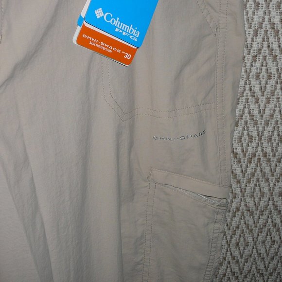 NWT Columbia Aruba Roll-Up Convertible Leg Pants PFG Sun Protection Size 16 - Picture 9 of 10